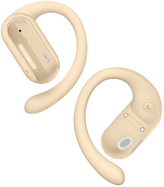 AI Translation Earbuds Real Time 164 Languages Translator Ear Buds Audifonos Traductores Inglés Español 4-in-1 Wireless Headphones Bluetooth Earphones for Travel Business Meeting Learning Caramel